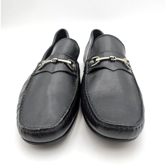 MJNY by Marc Joseph Slip-On Loafer Shoes Men's Leather Black Size US10 EU43 - Picture 2 of 11